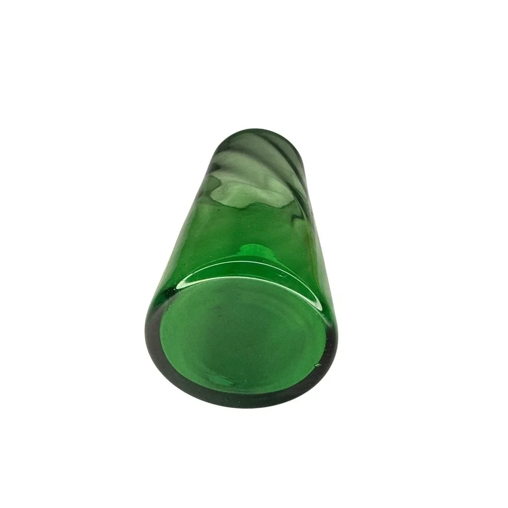 Vintage Green Highball Glass Barware 5.5
